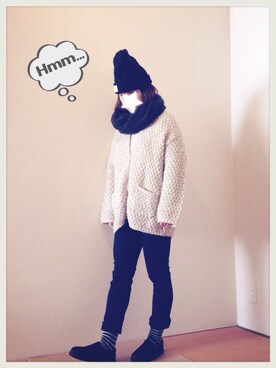 「grove（グローブ）のアイテム（その他アウター）」を使った、tentenさん（レディース・154cm）の冬コーディネート