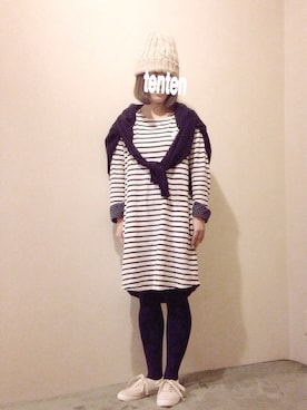 「ANOTHER BRANCH（アナザーブランチ）のアイテム（シューズ）」を使った、tentenさん（レディース・154cm）の春コーディネート
