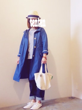 「ANOTHER BRANCH（アナザーブランチ）のアイテム（ジャケット/アウター）」を使った、tentenさん（レディース・154cm）の春コーディネート