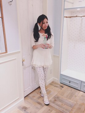 Gelato Pique ジェラートピケ の モチーフプリントレギンス レッグウェア Wear