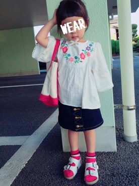 Miiiiiさん（キッズ・90cm）の春コーディネート