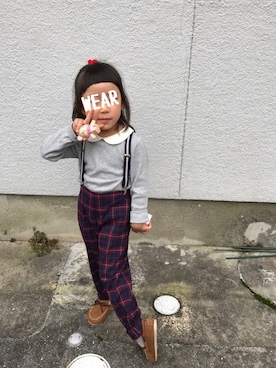 Miiiiiさん（キッズ・100cm）の秋コーディネート