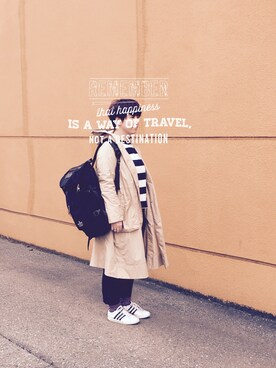 「nico（ニコ）のアイテム（パンツ）」を使った、munsuさん（レディース・156cm）の春コーディネート