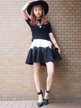 「CUBRUN」｜Asuka Yamasakiさん（レディース・160cm）の春コーディネート