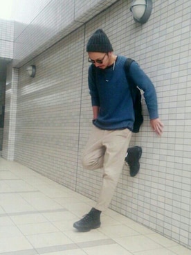 虫コロリけんたさん（メンズ・181cm）の春コーディネート