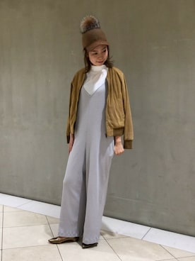 「JOURNAL STANDARD（ジャーナルスタンダード）のアイテム（ブルゾン）」を使った、erikoさん（レディース・162cm）の夏コーディネート