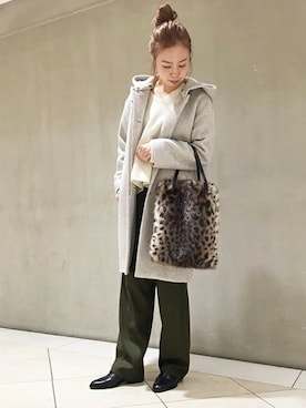 erikoさん（レディース・162cm）の冬コーディネート