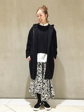 erikoさん（レディース・162cm）の冬コーディネート