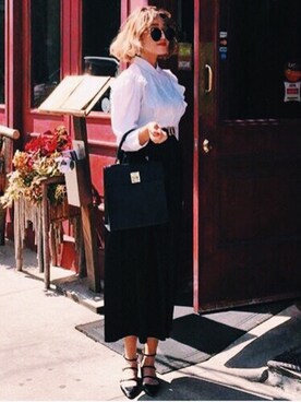 「CELINE」｜「アイテム（その他シューズ）」を使った、ayayaka1019さん（レディース・158cm）の秋コーディネート