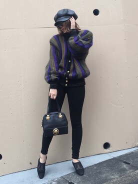 「Yves Saint Laurent（イヴサンローラン）のアイテム（サンダル）」を使った、ayayaka1019さん（レディース・158cm）の秋コーディネート