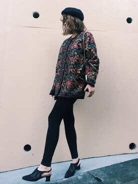 「Yves Saint Laurent（イヴサンローラン）のアイテム（パンプス）」を使った、ayayaka1019さん（レディース・158cm）の秋コーディネート