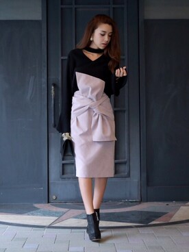 「eimy istoire」｜「アイテム（ブーティ）」を使った、Manami_officialさん（レディース・155cm）の秋コーディネート