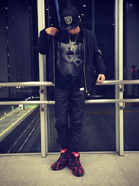 「WEGO（ウィゴー）のアイテム（ブルゾン）」を使った、NaOさん（メンズ・173cm）の冬コーディネート