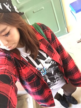「アイテム（ブーティ）」を使った、Shizukaさん（レディース・154cm・20代）の秋コーディネート