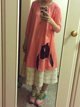 mi(nuu)さん（レディース・154cm）の夏コーディネート