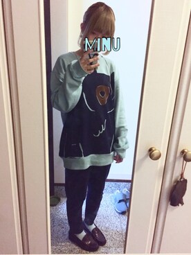 mi(nuu)さん(レディース・154cm)の秋コーディネート