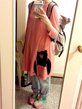 mi(nuu)さん（レディース・154cm）の夏コーディネート