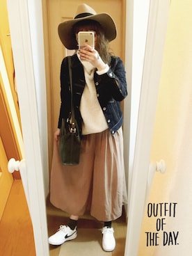 「Laditte（レディット）のアイテム」を使った、apoさん（レディース・162cm）の冬コーディネート