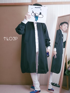 「monomania（モノマニア）のアイテム（ブルゾン）」を使った、たろーさんさん（メンズ・169cm）の春コーディネート