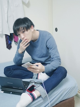 たろーさんさん(メンズ・169cm)の春コーディネート