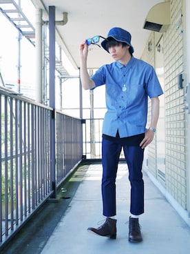 たろーさんさん（メンズ・169cm）の夏コーディネート