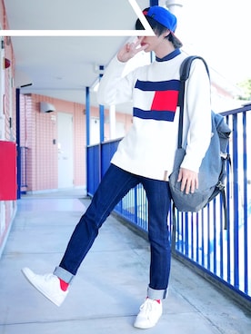 「Headstime（ヘッズタイム）のアイテム」を使った、たろーさんさん（メンズ・169cm）の秋コーディネート