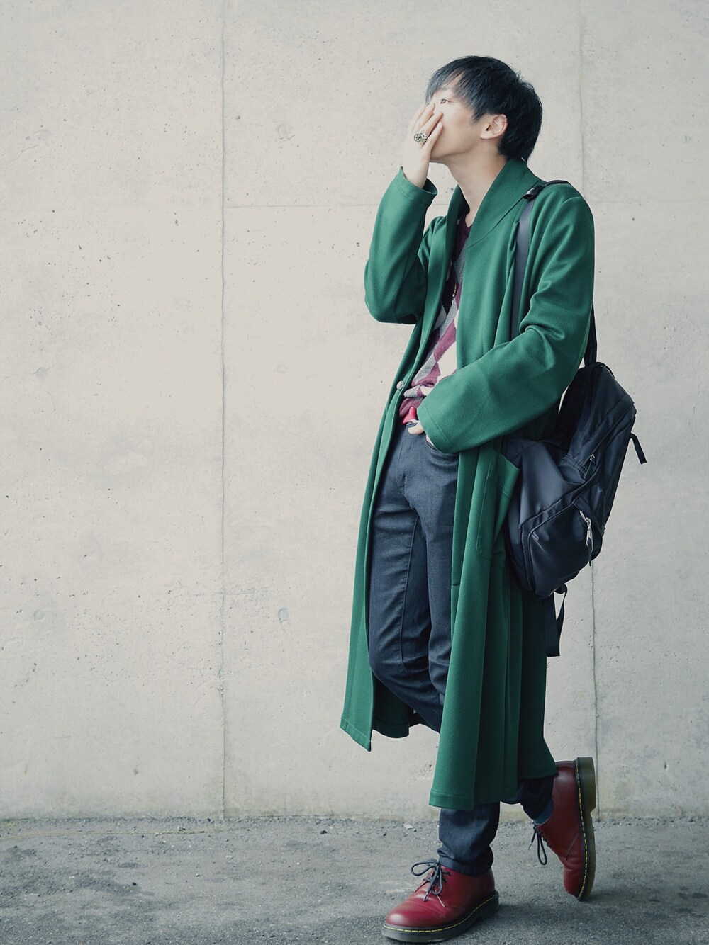 バナルシックビザール　コート banal chic bizarreのチェスターコートを使った人気ファッション