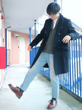 たろーさんさん（メンズ・169cm）の冬コーディネート