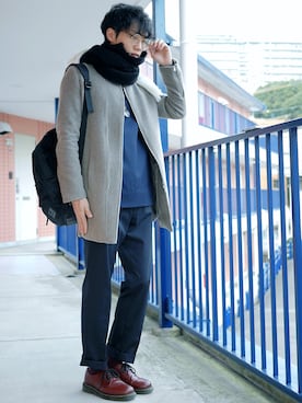 たろーさんさん（メンズ・169cm）の冬コーディネート