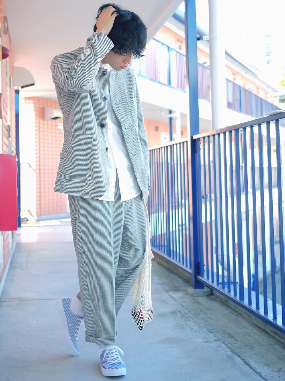 メンズの冬コーディネートの1枚目の写真