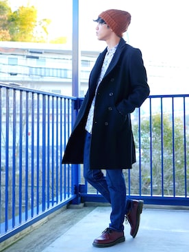 「2 class.ics（トゥークラスドットイクス）のアイテム（トップス）」を使った、たろーさんさん（メンズ・169cm）の冬コーディネート