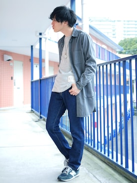 「Steven Alan（スティーブンアラン）のアイテム（その他アウター）」を使った、たろーさんさん（メンズ・169cm）の春コーディネート