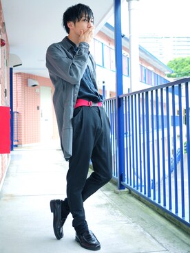 「Steven Alan（スティーブンアラン）のアイテム（その他アウター）」を使った、たろーさんさん（メンズ・169cm）の春コーディネート