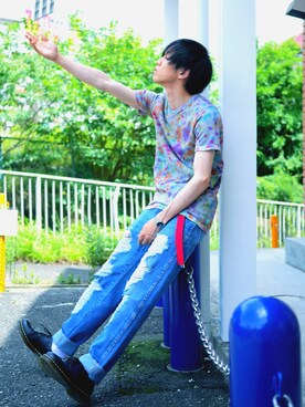 たろーさんさん（メンズ・169cm）の夏コーディネート