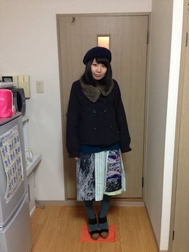「jeffreycampbell」｜まきんこさん（レディース・149cm）の冬コーディネート