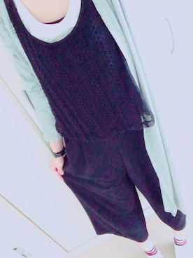 「ヒゲ」｜Ayさん（レディース・160cm・20代）の春コーディネート