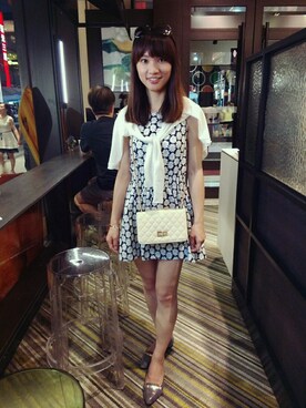 「EYESCREAM（アイスクリーム）のアイテム」を使った、Daisyさん（レディース・163cm）の夏コーディネート