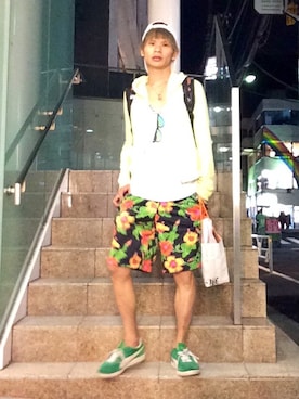 LiME(松尾 頼武)作曲家さん（メンズ・163cm）の冬コーディネート