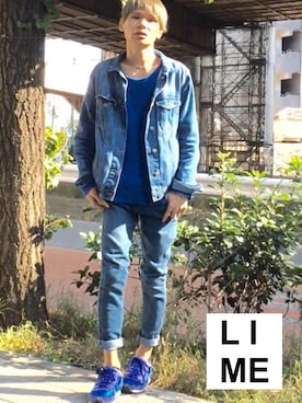 LiME(松尾 頼武)作曲家さん（メンズ・163cm）の秋コーディネート