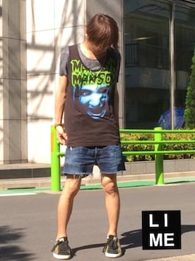 「wearモンスト部」｜LiME(松尾 頼武)作曲家さん（メンズ・164cm）の夏コーディネート