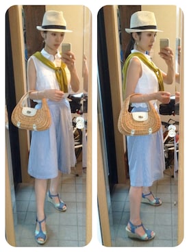 YUKA&Rさん（レディース・161cm）の夏コーディネート