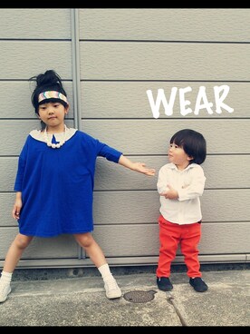 「おめかしコーデ」｜M＆Hさん（キッズ・110cm）の春コーディネート