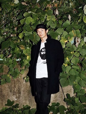 「SILAS(サイラス)のアイテム(その他アウター)」を使った、junya_kasugaさん(メンズ・180cm)の冬コーディネート