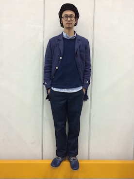 「SILAS(サイラス)のアイテム(その他アウター)」を使った、junya_kasugaさん(メンズ・180cm)の春コーディネート