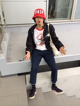 junya_kasugaさん（メンズ・180cm）の春コーディネート