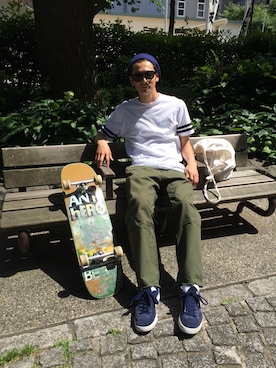 junya_kasugaさん（メンズ・180cm）の夏コーディネート