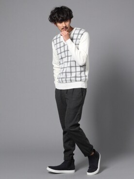 junya_kasugaさん（メンズ・180cm）の秋コーディネート