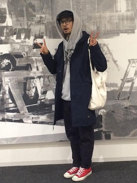 「SILAS(サイラス)のアイテム(その他アウター)」を使った、junya_kasugaさん(メンズ・180cm)の秋コーディネート