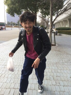 「男気japan」｜junya_kasugaさん（メンズ・180cm）の冬コーディネート