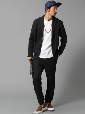 junya_kasugaさん（メンズ・180cm）の冬コーディネート